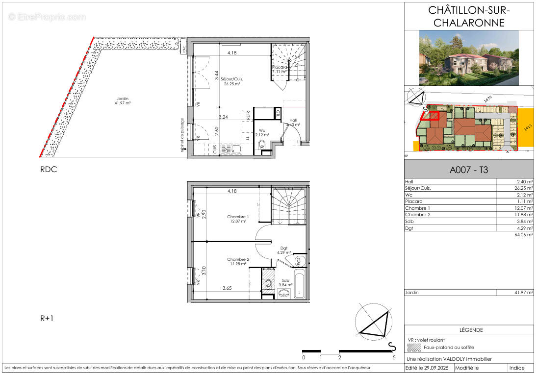 Appartement à CHATILLON-SUR-CHALARONNE