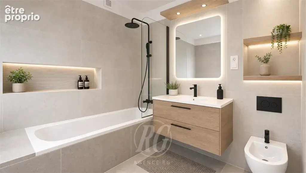 Appartement familial de 107 m² : un havre de lumière et de fraîcheur avec terrasse - photo 8