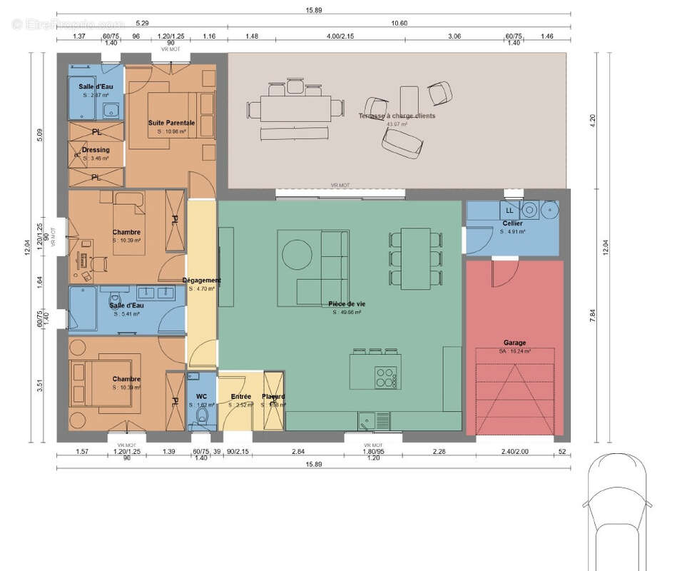 Terrain à MONDONVILLE