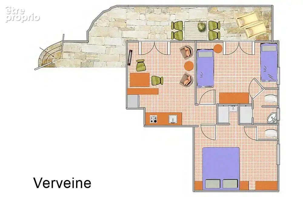 Appartement 3 pieces de 51 m² à vence - photo 19