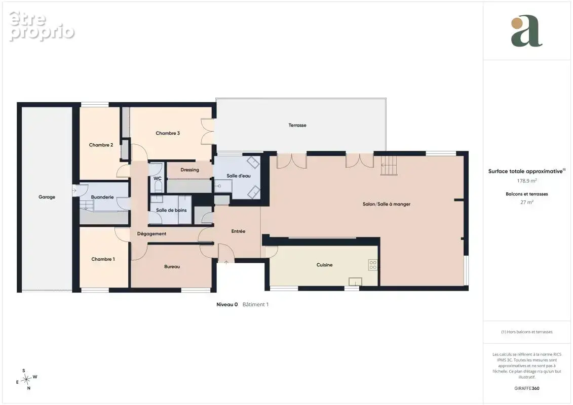 belle propriété au calme avec piscine et un vaste terrain en vente à Orvault (44700) - photo 16