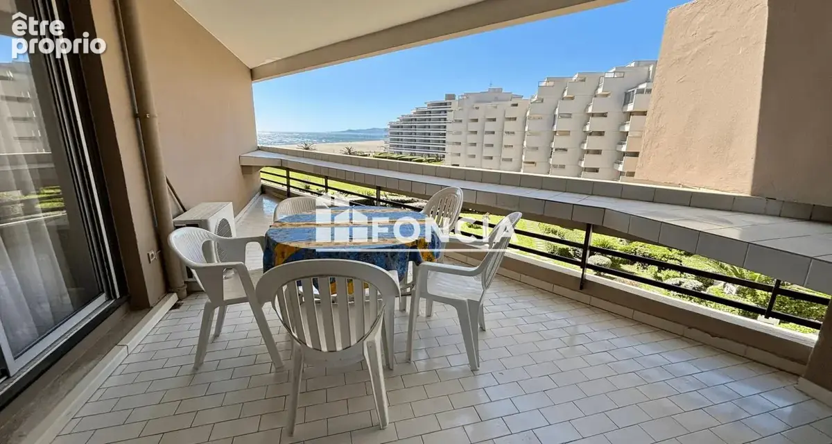 CANET SUD THALASSO – T2 45 m² – Terrasse – Accès Direct Plage – Garage + Parking + 2 Celliers - photo 2