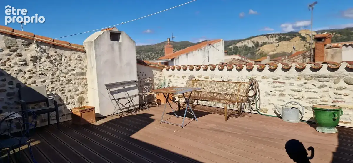 Ille sur tet - maison de village 231m2 avec garage et 2 terrasses vue degagee canigou et orgues - photo 3
