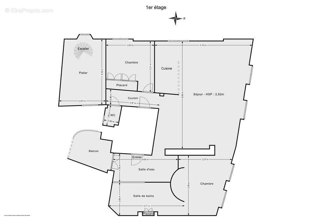 Appartement à PARIS-18E