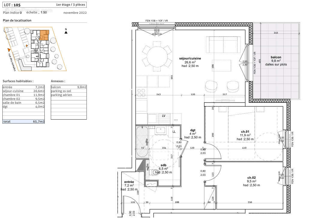 Appartement à TRUCHTERSHEIM
