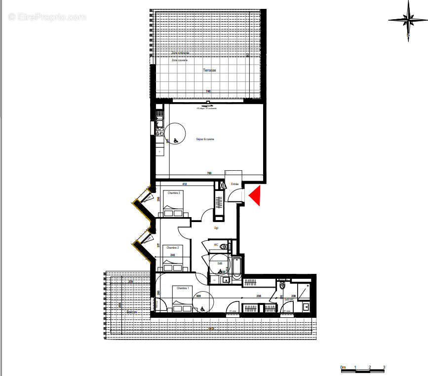 Appartement à EVIAN-LES-BAINS