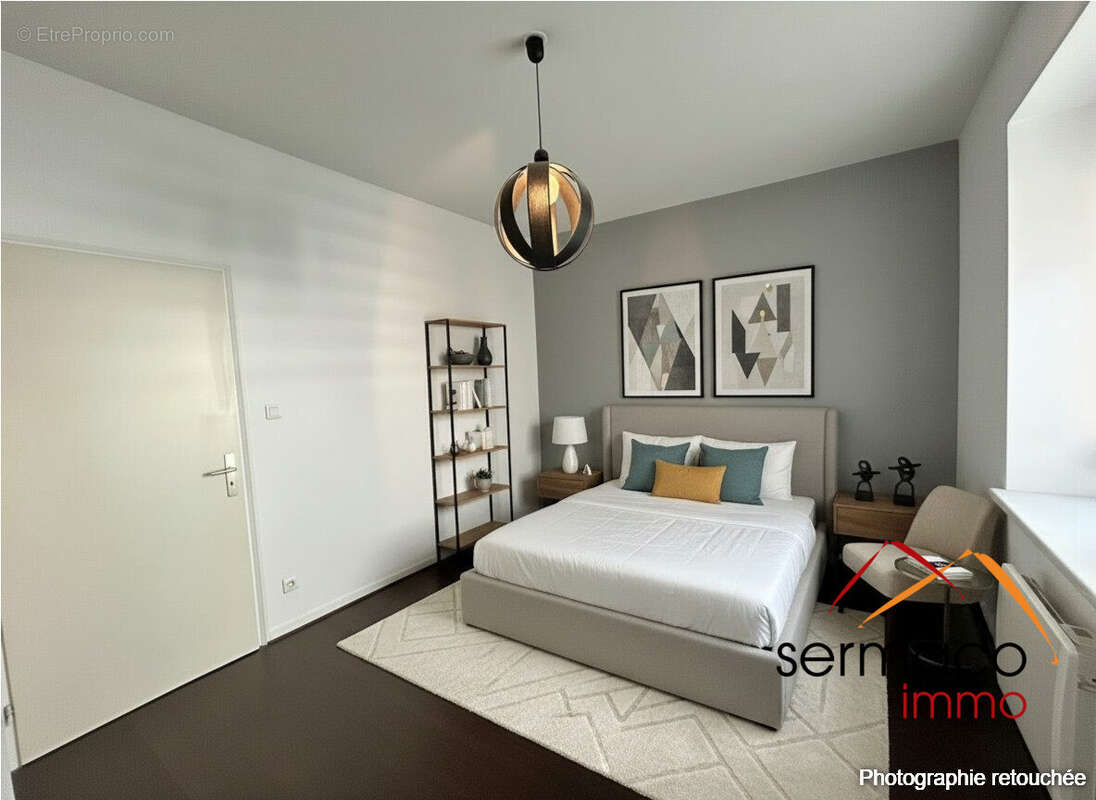 Chambre meublée avec l'IA - Appartement à SARREGUEMINES