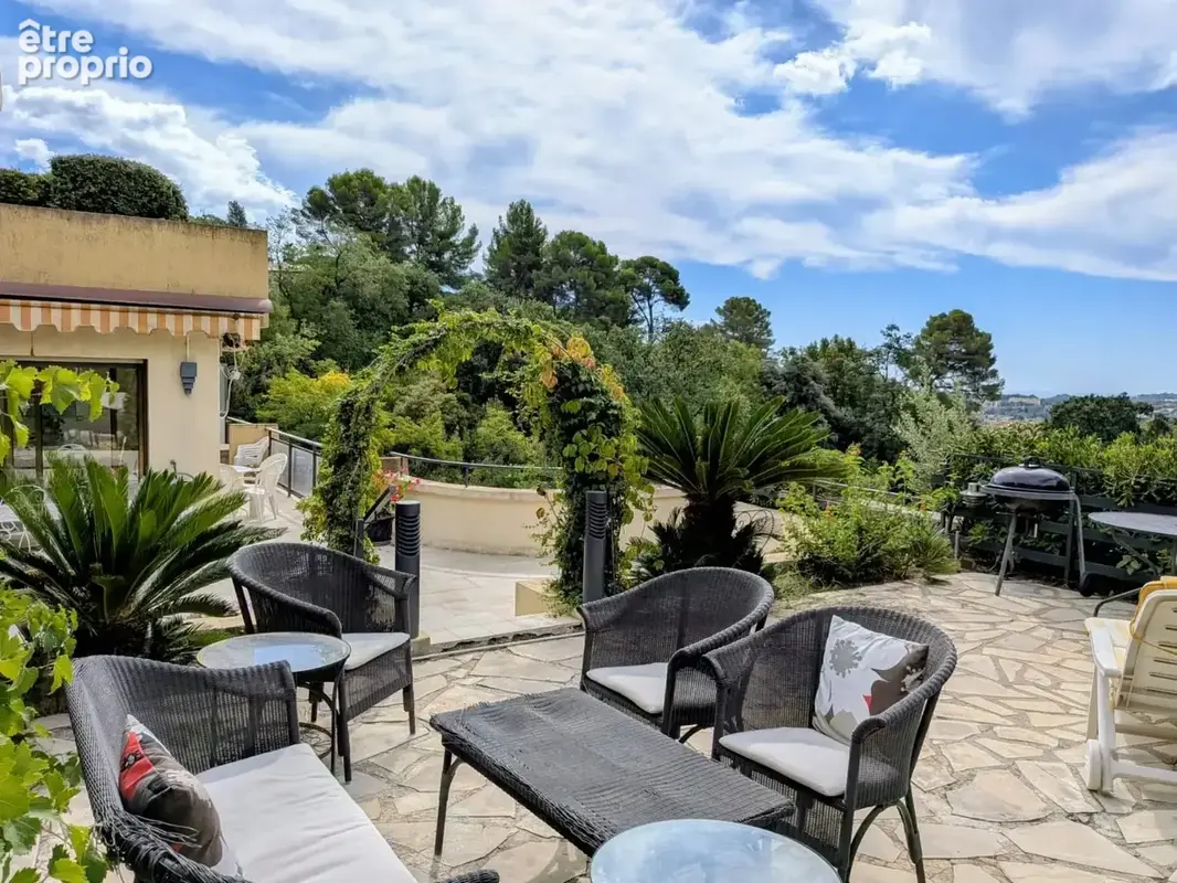 Val de mougins - 3p grande terrasse - vue panoramique campagne et mer - photo 6