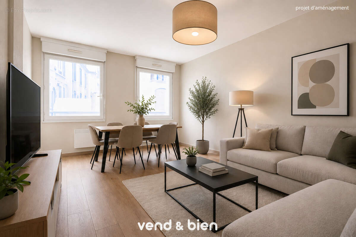 Appart T1 de 31 m2 Reims Secteur bd Lundy - photo 2