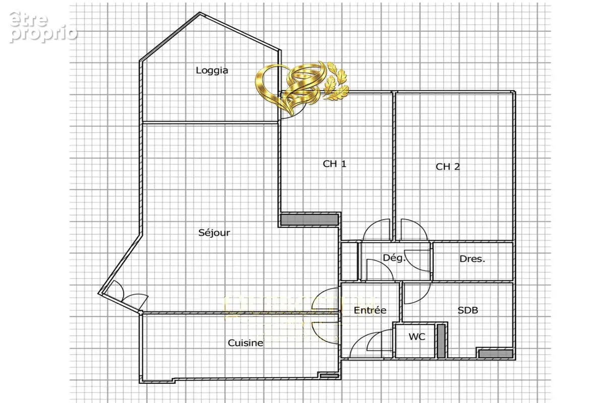 'SEQUOIA CHATOYANT' : Superbe appartement en excellent état 4 pièces 76.92 m2 - 2 chambres - cave - parking - photo 15