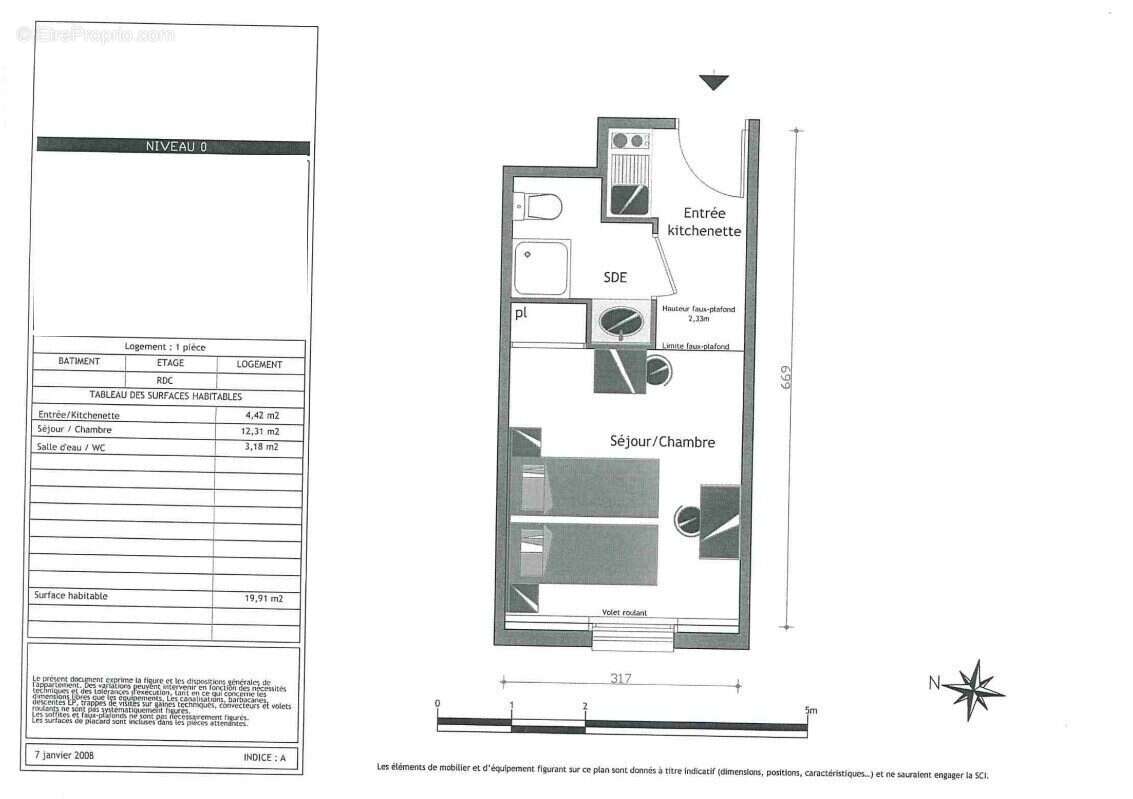 Appartement 19 m² à Orleans  - photo 5