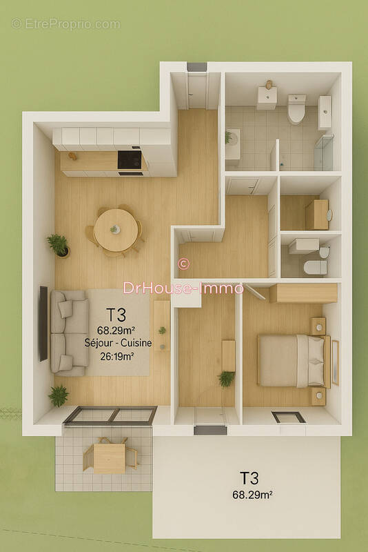 Appartement à SAILLY-SUR-LA-LYS