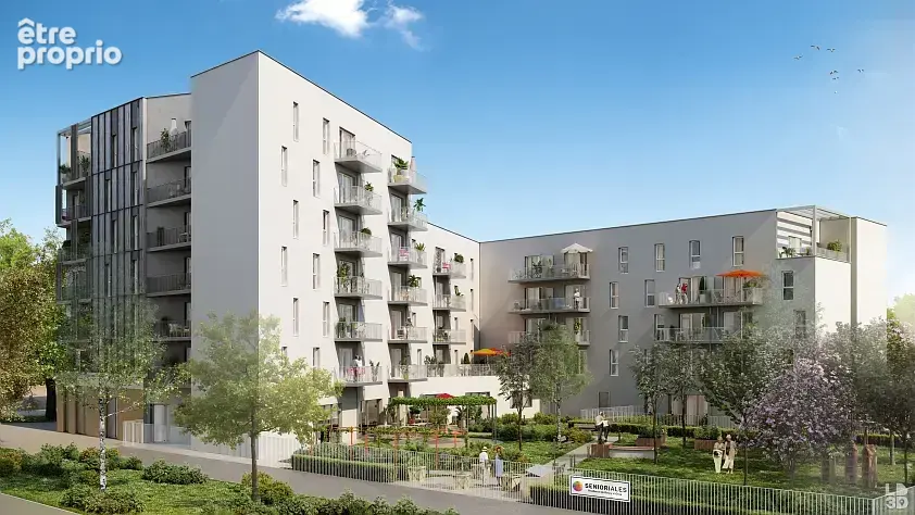 Appartement T2 avec terrasse Résidence Seniors FLEURY/ORNE neuf jamais habité - photo 3