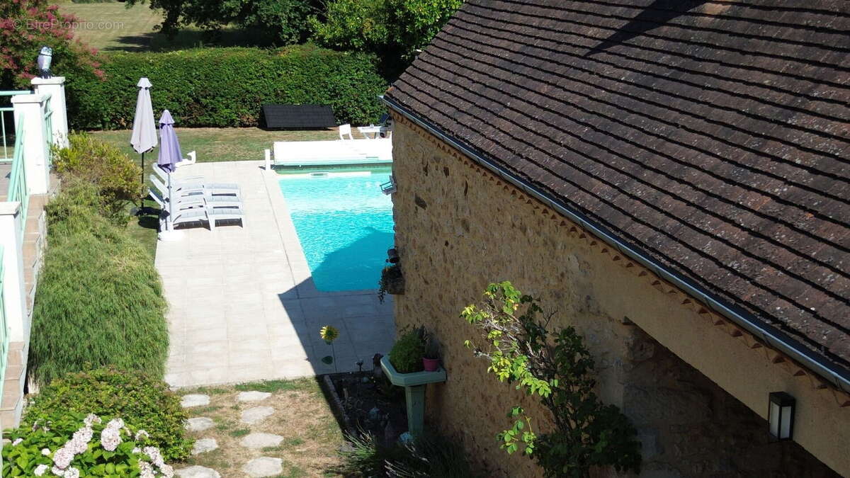 Propriété avec Maison d'habitation, Maison d'amis, Studio, Piscine, parc et jardin 7418m2 jusqu'à la rivière. - photo 10
