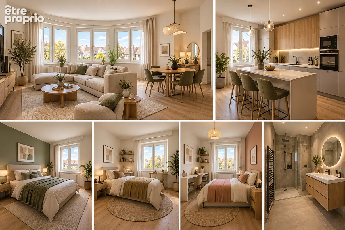 Hagondange gare - appartement f3 de 90 m² avec balcon - photo 7