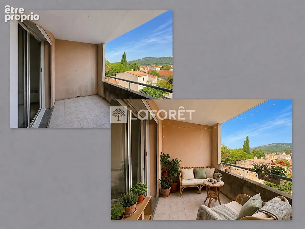 Appartement Roquefort La Bedoule T2 (possible T3) 54 m² avec terrasse et box garage - photo 4