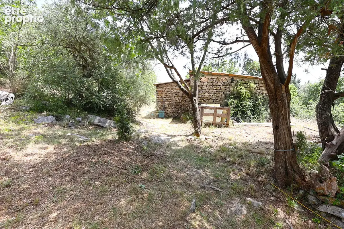 Maison 135 m² avec 2 mazets en pierre et bassin aperçu mer - photo 11