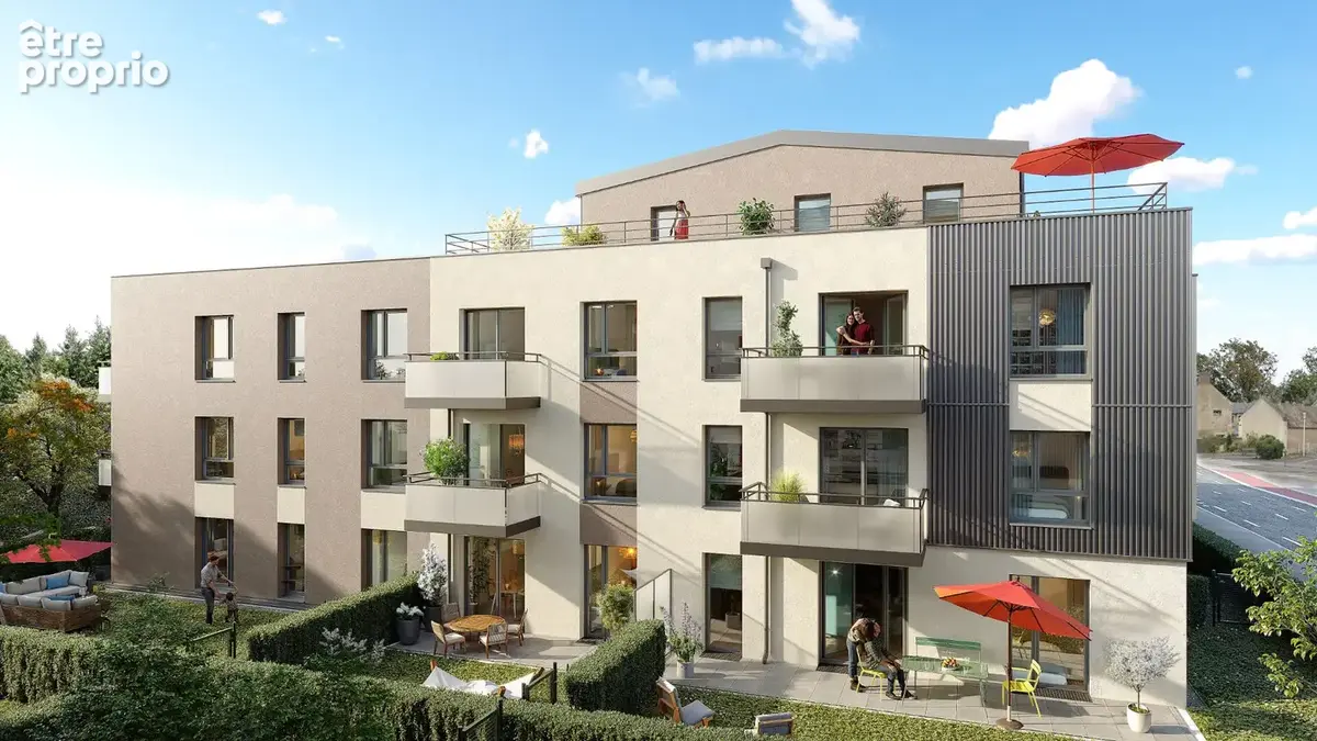 FRAIS DE NOTAIRE OFFERTS , T4 dernier étage avec terrasse S/O de 66m² stationnement sous-sol - photo 5