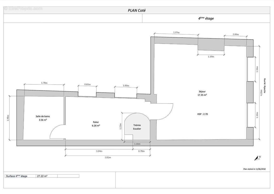 Appartement à PARIS-14E