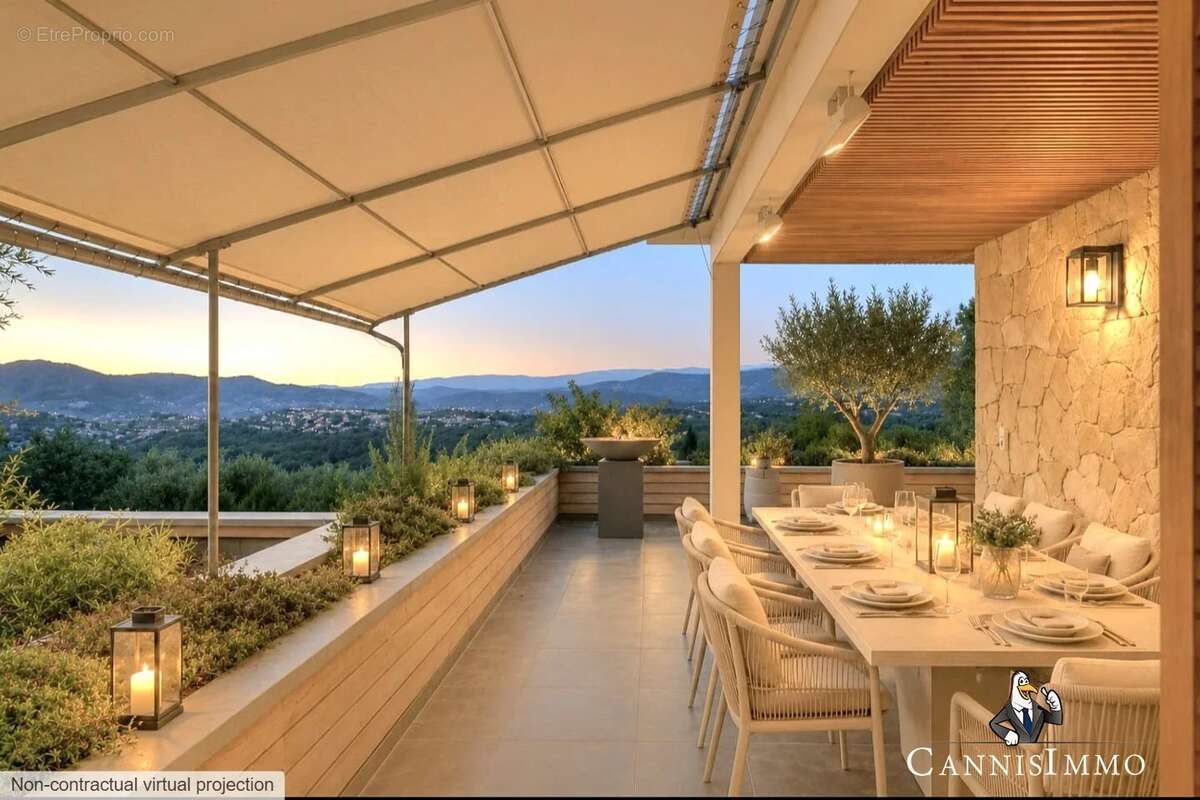 MOUGINS à 5 minutes du village  Villa d'exception 408m2 suspendue dans la nature - photo 2