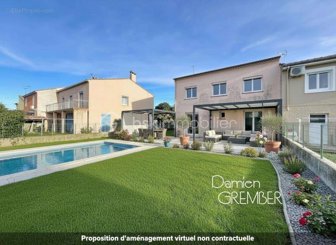 AGDE – Villa T5 de 125m² en R+1 avec garage de 92 m², combles de 118m² au sol, terrain piscinable - photo 2