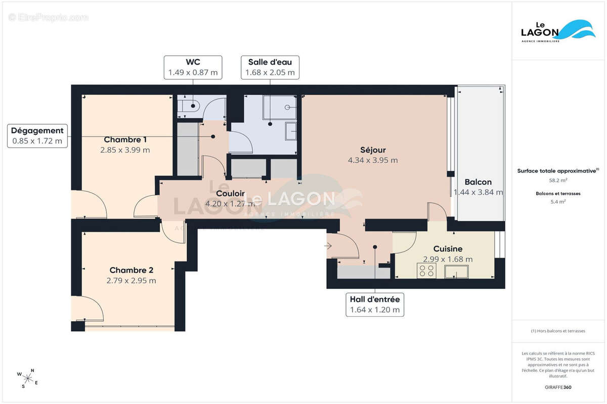 Appartement à SAINT-CYPRIEN