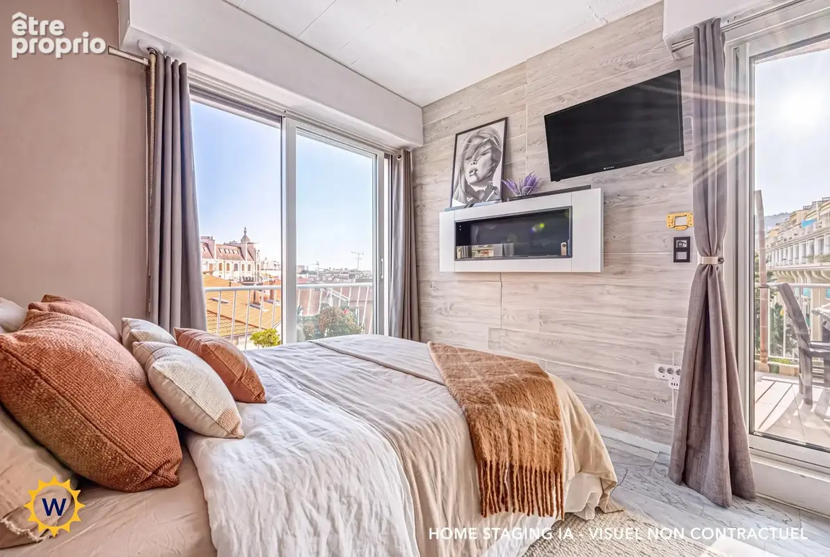 Rare T2 esprit loft de 51,30 m² avec terrasse plein ciel de 35 m² et vue panoramique sur Nice et ses collines - photo 17