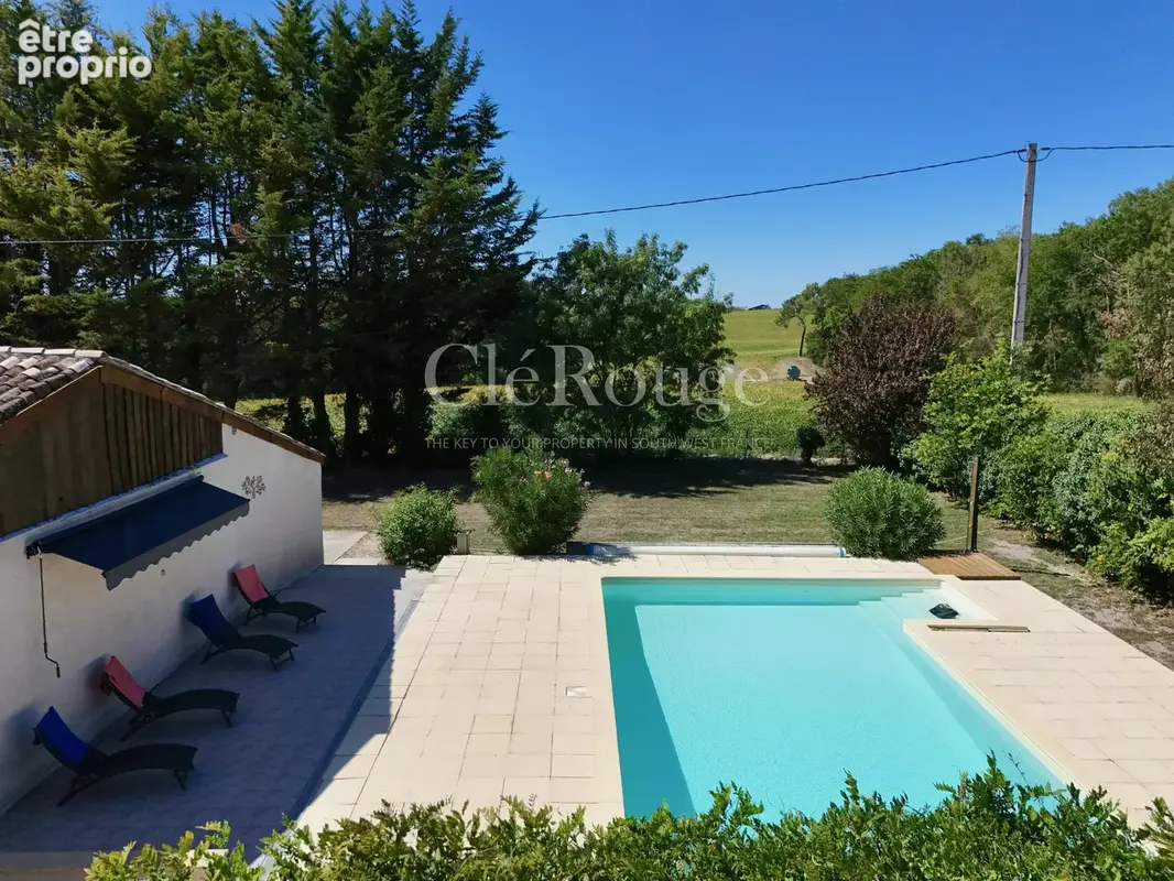 10 minutes d’Eymet et Duras – Propriété avec vues, maison d’amis, piscine et 1 hectare de terrain - photo 18