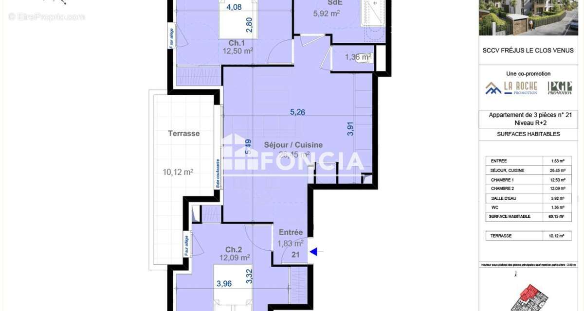 Appartement à FREJUS