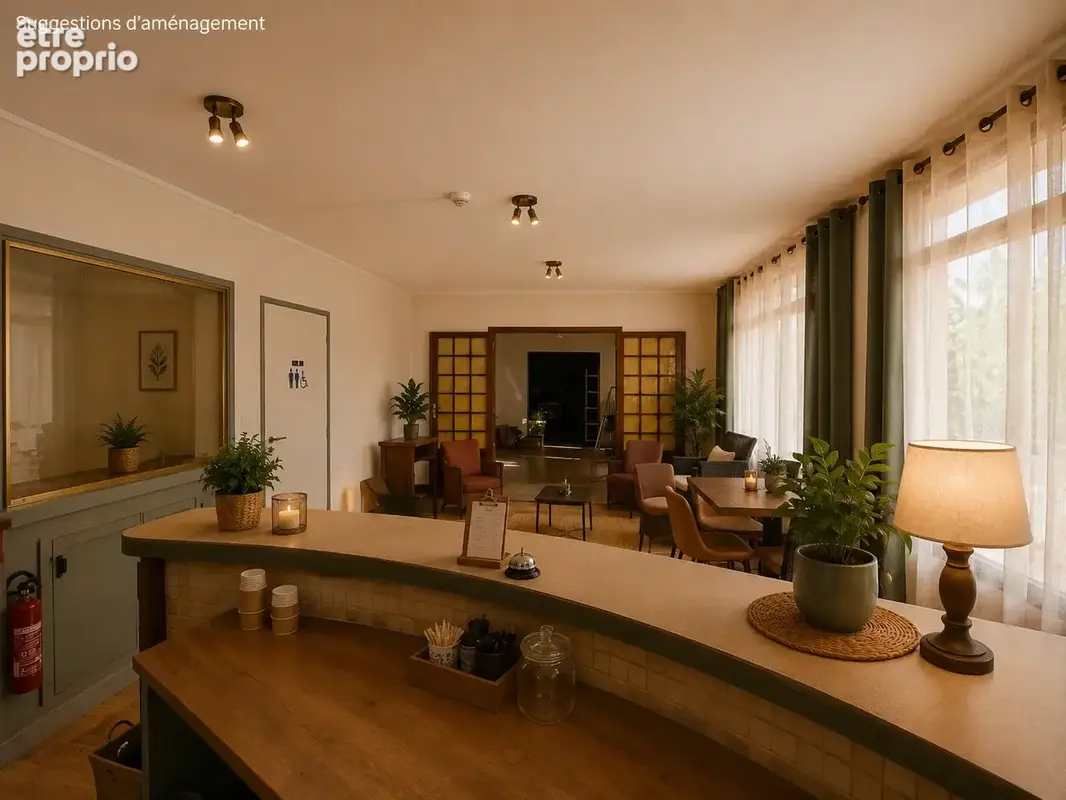 Ensemble immobilier avec ancien hôtel-restaurant et appartement indépendant au cœur de Chabris - photo 3