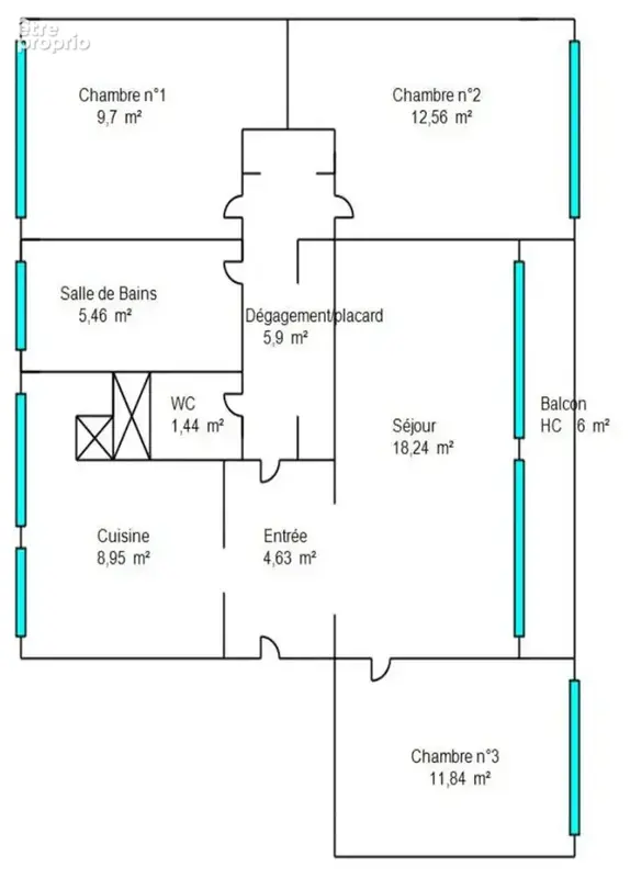 Appartement 4P Quartier de l'Église à Bois d'Arcy - balcon, parking, cave - photo 17