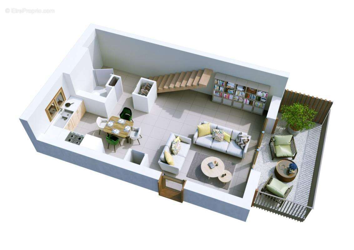 Appartement à LA RIVIERE-ENVERSE