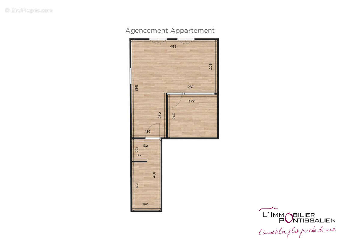 Pontarlier - proche hopital : studio a renover avec cave - photo 3