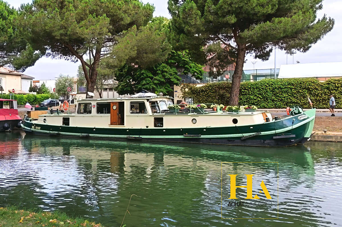 Péniche habitable navigante 75 m² - 21,25 /4,09m Toulouse centre - photo 2