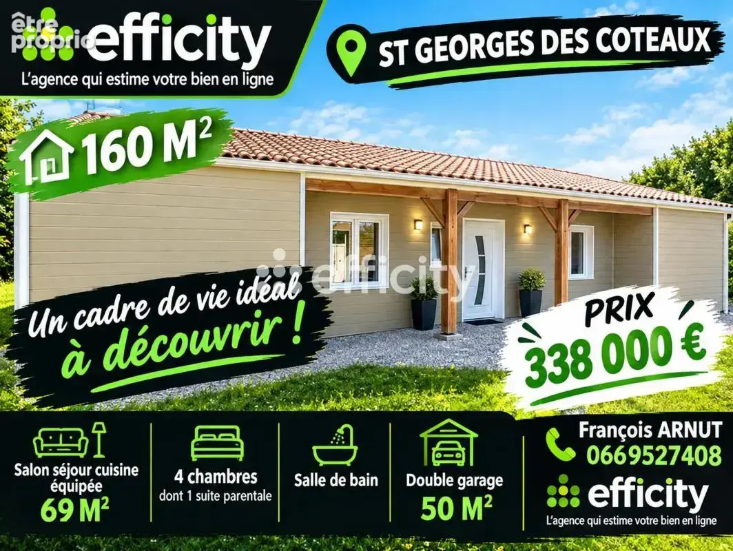 Maison à SAINT-GEORGES-DES-COTEAUX