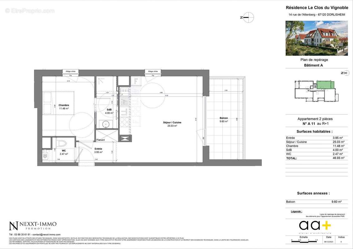 Appartement à DORLISHEIM