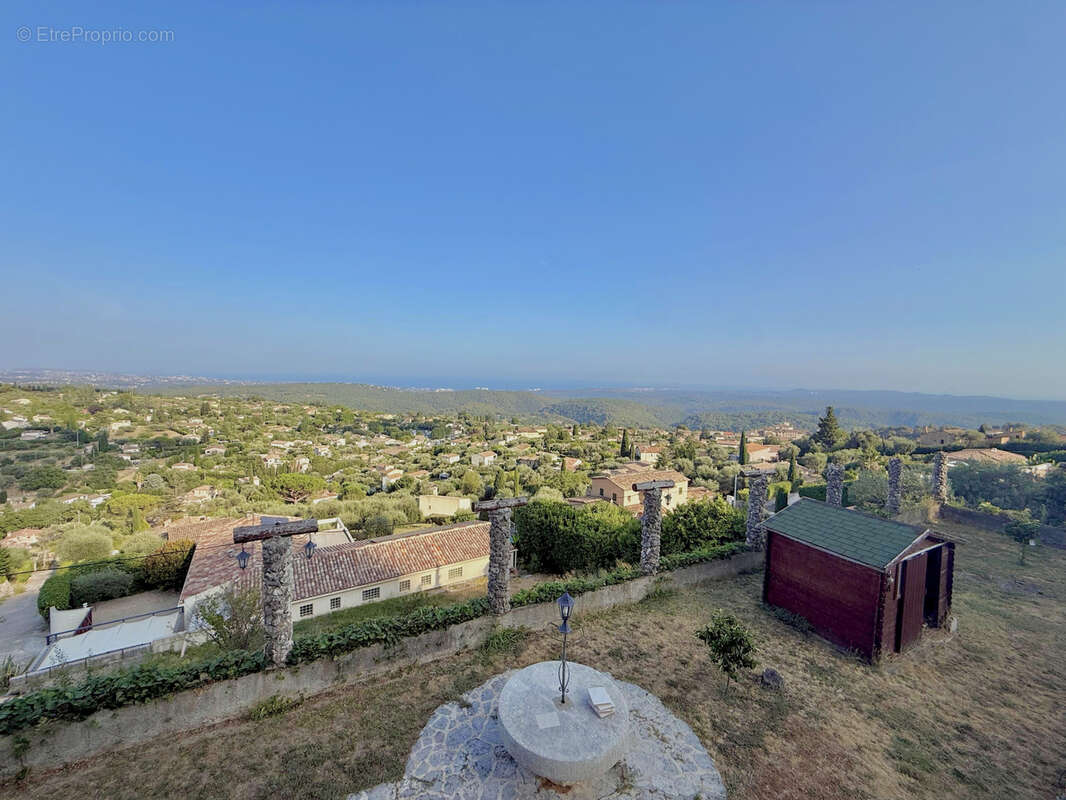 Propriété avec vue mer panoramique   deux habitations indépendantes   Tourrettes-sur-Loup - photo 4