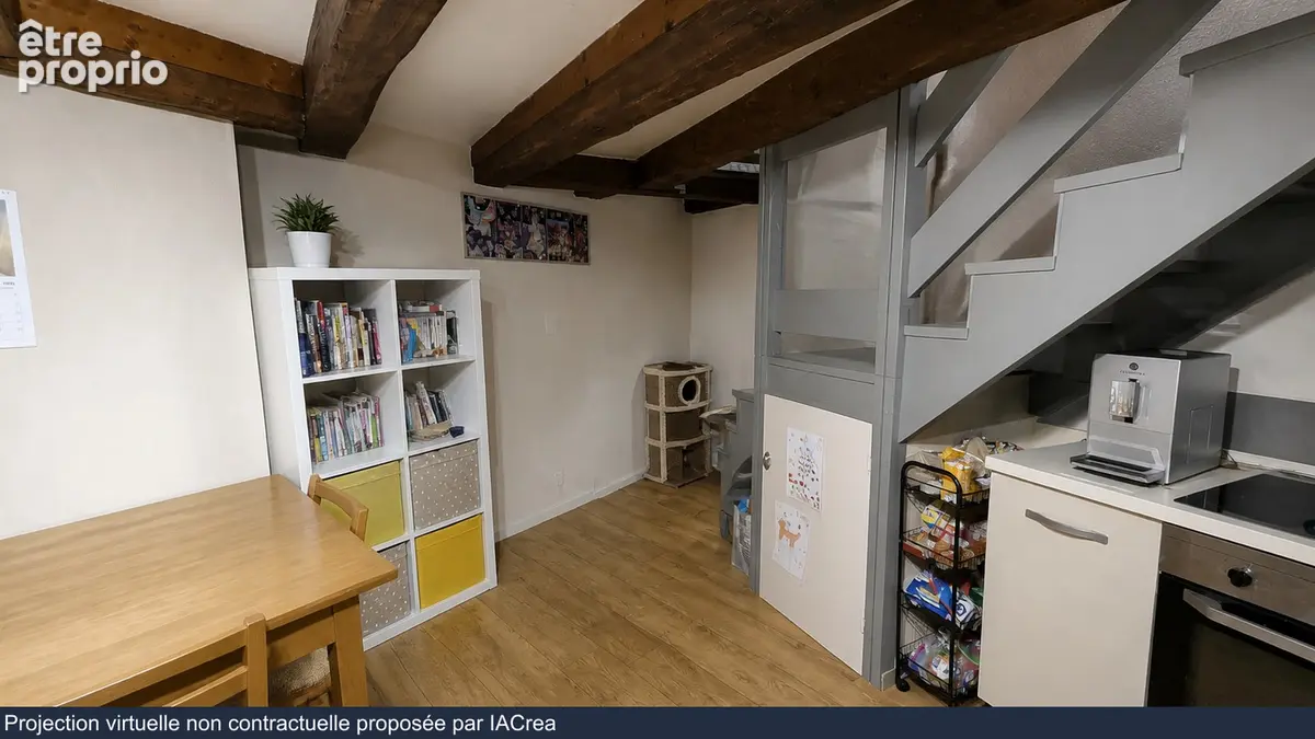 Appartement T1 bis  en duplex  de 27.82 m²  vendu loué  - DOL DE BRETAGNE CENTRE - photo 2