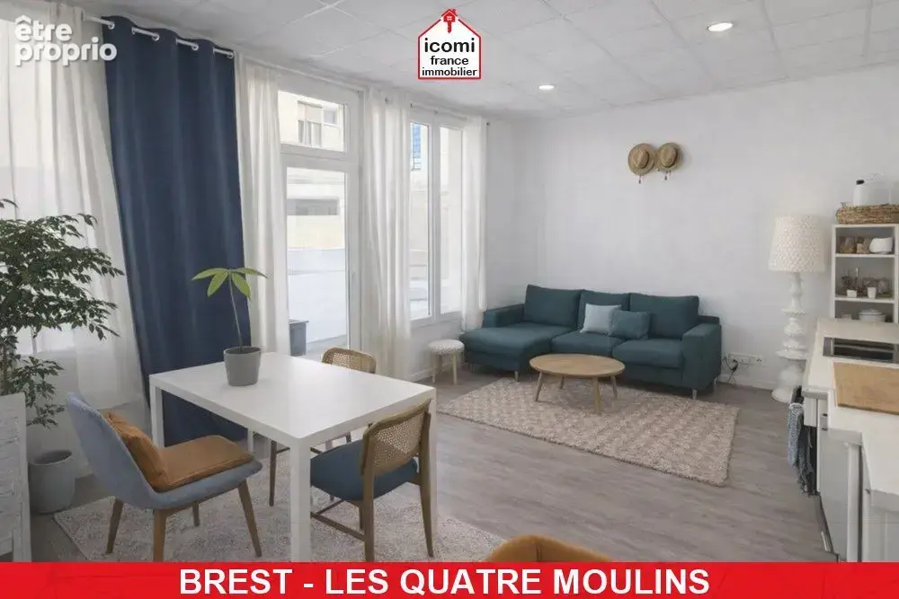 Finistere - brest (29200) - a vendre - appartement - 1 chambre - dpe d - idealement situe - dalle beton - stationnement aise - photo 4