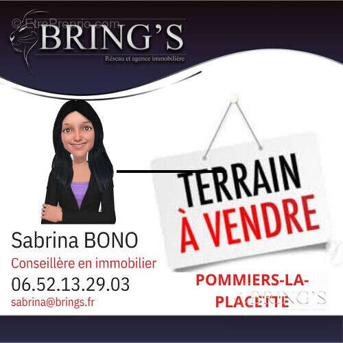 Terrain à POMMIERS-LA-PLACETTE