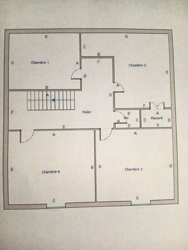 PLAN ÉTAGE - Maison à BLETTERANS