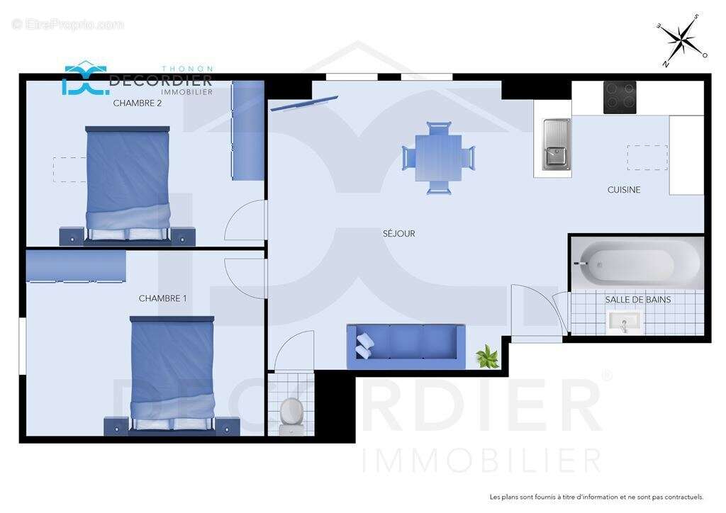 Appartement à THONON-LES-BAINS