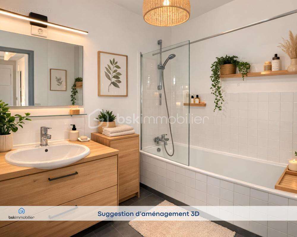 QUIMPER Ouest – Appartement T3 avec cave - 3ème étage - photo 9