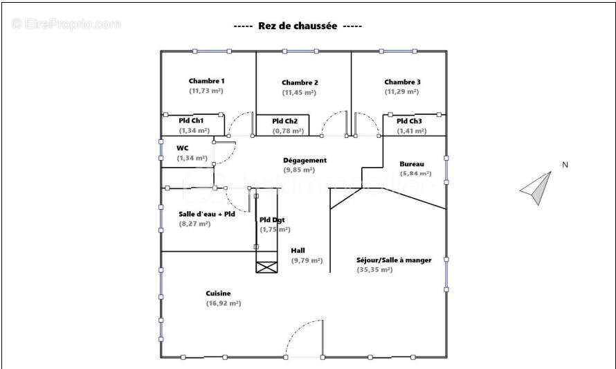Maison moderne (3 ch) et 1 bureau + Appartement indépendant T3 (2 ch) - photo 20