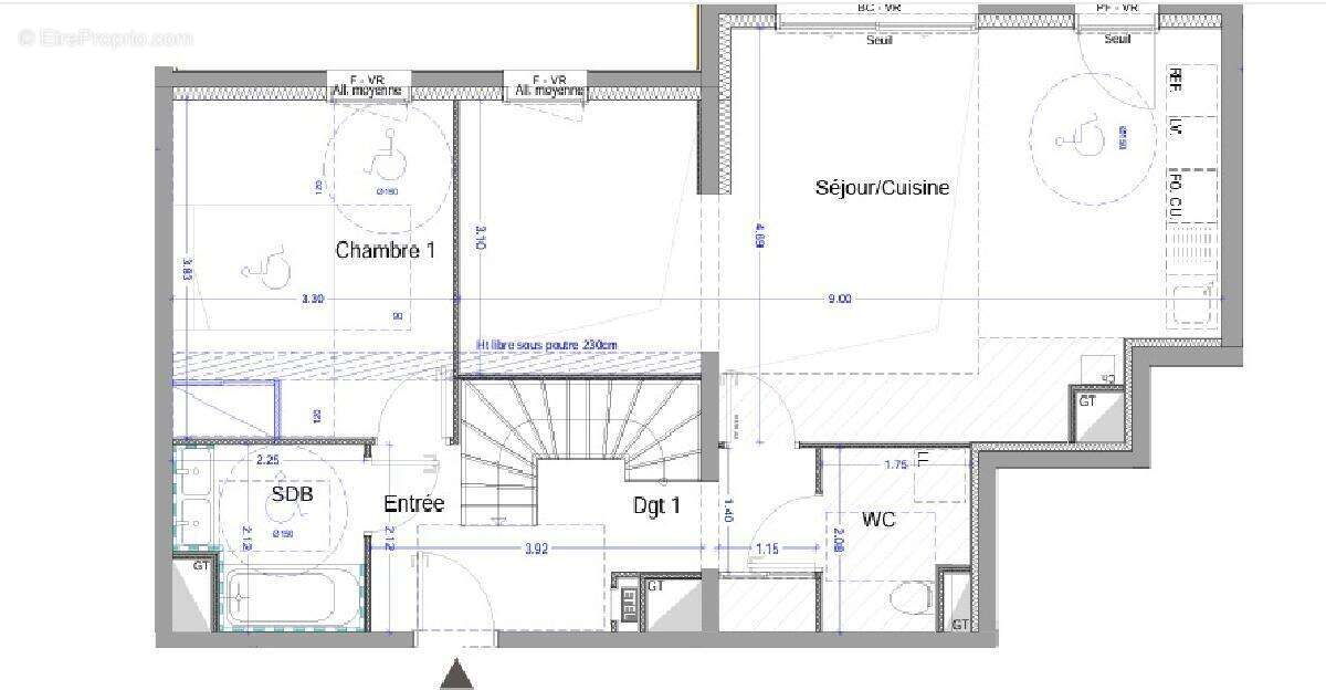 Appartement à ALLEMOND