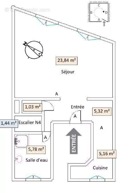 Appartement à ASNIERES-SUR-SEINE