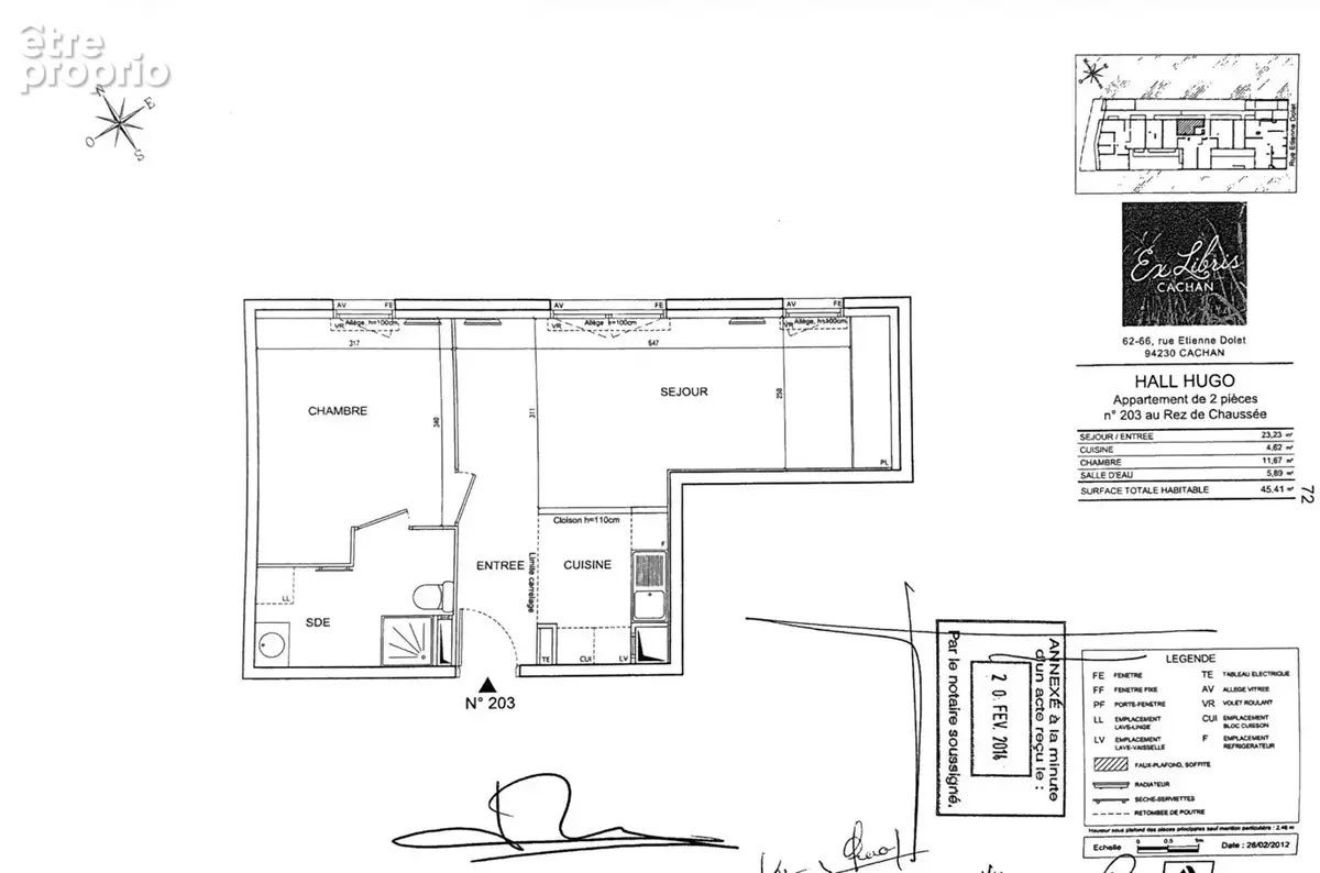 Appartement Cachan 2 pièce(s) 45.41 m2 - photo 6