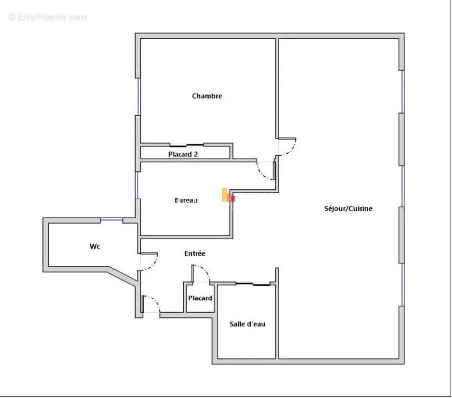 Appartement à PARIS-18E