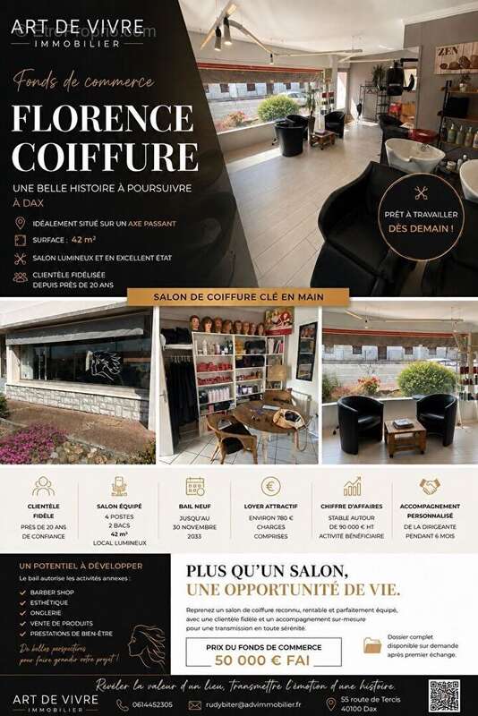 Salon de coiffure clé en main, une opportunité rare à dax - photo 6