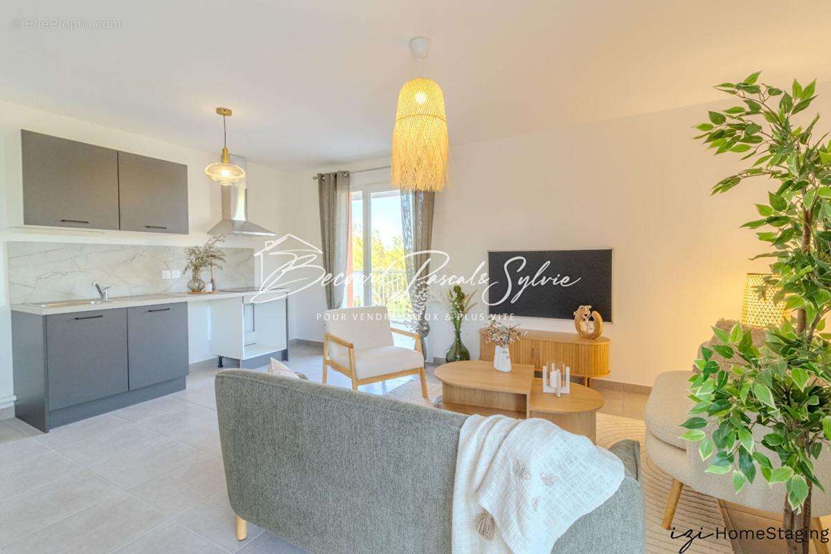 APPARTEMENT T3- 74,71 m² Idéalement situé: 242000  avec 2 terrasses et jardin , double  parkings. Très Grand confort MONTEUX (84 - photo 3
